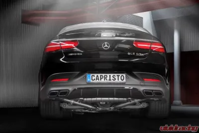 Capristo Exhaust Valved Exhaust System w/Mid-Pipes CES-3 Remote C292 Mercedes-Benz GLE63 AMG S Coupe 2016-2018 - 02MB09103001