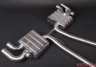 Capristo Exhaust Valved Exhaust System Mid-Pipes w/CES-3 Remote Porsche 958 Cayenne GTS 2011-2015 - 02PO01703003
