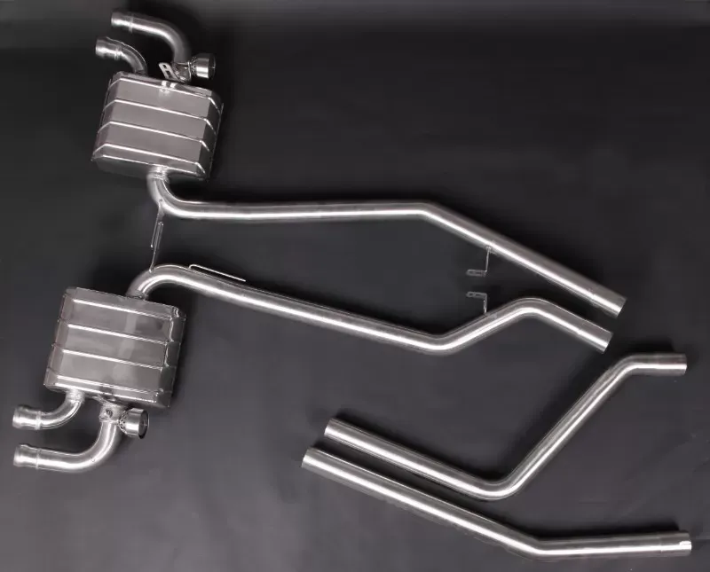 Capristo Exhaust Valved Exhaust System Mid-Pipes w/CES-3 Remote Porsche 958 Cayenne GTS 2011-2015 - 02PO01703003