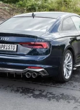 Capristo Exhaust Carbon Fiber Rear Diffusor Audi RS5 (F5) 2016-2023                                     - 03AU00510002KG - Image 6