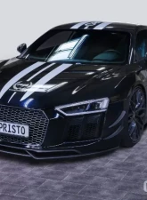 Capristo Matte Exhaust Front Spoiler Carbon Fiber Audi R8 V10 Plus 2015 | Audi R8 Gen2 V10 2016-2019                                     - 03AU00810008KM - Image 4