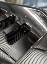 Capristo Exhaust Clear Bottom Carbon and Primed Glass Bonnet Ferrari 458 Spider 2011-2015                                     - 03FE004100062L - Image 13