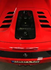 Capristo Exhaust Clear Bottom Carbon and Primed Glass Bonnet Ferrari 458 Spider 2011-2015                                     - 03FE004100062L - Image 9