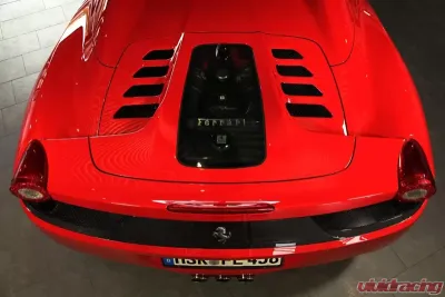 Capristo Exhaust Clear Bottom Carbon and Primed Glass Bonnet Ferrari 458 Spider 2011-2015 - 03FE004100062L