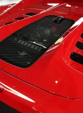 Capristo Exhaust Clear Bottom Carbon and Primed Glass Bonnet Ferrari 458 Spider 2011-2015                                     - 03FE004100062L - Image 10