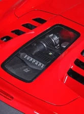 Capristo Exhaust Clear Bottom Carbon and Primed Glass Bonnet Ferrari 458 Spider 2011-2015                                     - 03FE004100062L - Image 14