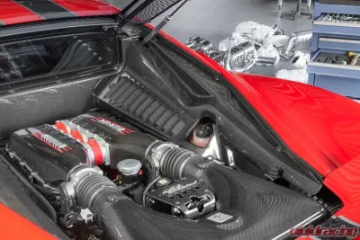 Capristo Exhaust Matte Carbon Side Engine Compartment Covers Ferrari 458 Italia | Special 2010-2015 - 03FE00410009LM
