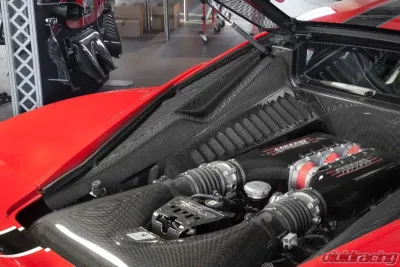 Capristo Exhaust Matte Carbon Side Engine Compartment Covers Ferrari 458 Italia | Special 2010-2015 - 03FE00410009LM