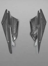 Capristo Exhaust Matte Carbon Side Engine Compartment Covers Ferrari 458 Italia | Special 2010-2015                                     - 03FE00410009LM - Image 7