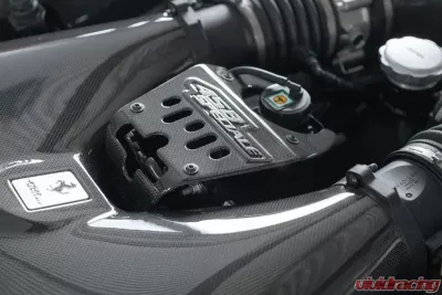 Capristo Exhaust Matte Carbon Lock Cover Ferrari 458 Speciale 2013-2015 - 03FE00410010LM