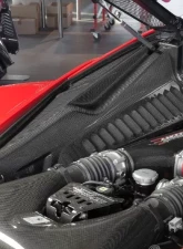 Capristo Exhaust Matte Carbon Lock Cover Ferrari 458 Speciale 2013-2015                                     - 03FE00410010LM - Image 3