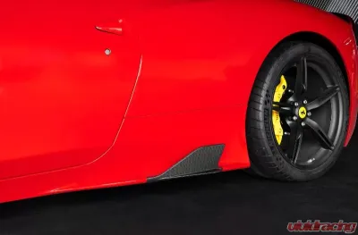 Capristo Exhaust Matte Carbon Side Fins Ferrari 458 Speciale 2013-2015 - 03FE00410013LM