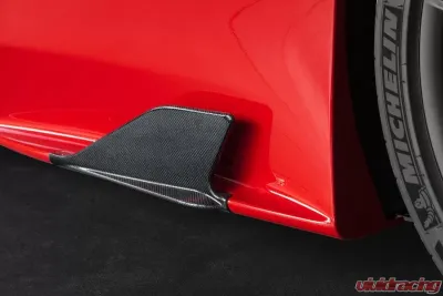 Capristo Exhaust Matte Carbon Side Fins Ferrari 458 Speciale 2013-2015 - 03FE00410013LM