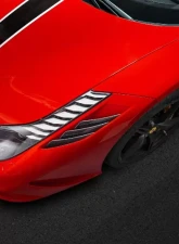 Capristo Exhaust Matte Air Outlet Ribs Ferrari 458 Speciale 2013-2015                                     - 03FE00410015LM - Image 4