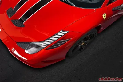 Capristo Exhaust Matte Air Outlet Ribs Ferrari 458 Speciale 2013-2015 - 03FE00410015LM