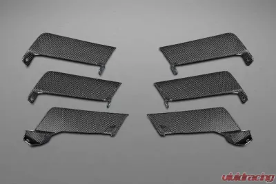 Capristo Exhaust Matte Air Outlet Ribs Ferrari 458 Speciale 2013-2015 - 03FE00410015LM