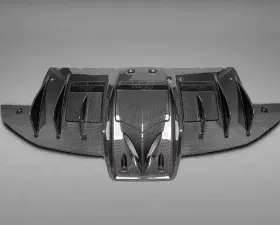Capristo Exhaust Matte Rear Diffuser Ferrari 458 Speciale 2013-2015