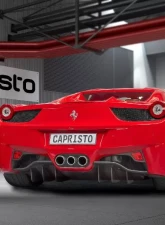 Capristo Exhaust Matte Rear Diffuser Ferrari 458 Italia 2010-2015 | Ferrari 458 Spider 2011-2015                                     - 03FE00410021LM - Image 5