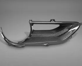 Capristo Exhaust Matte Carbon Tail Light Covers Ferrari 488 GTB | GTS 2015-2020