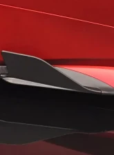 Capristo Exhaust Matte Carbon Side Fins w/adapters Ferrari 488 GTB | GTS 2015-2020                                     - 03FE08710002LM - Image 4