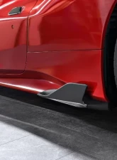 Capristo Exhaust Matte Carbon Side Fins w/adapters Ferrari 488 GTB | GTS 2015-2020                                     - 03FE08710002LM - Image 5