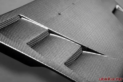 Capristo Exhaust Matte Carbon Rear Engine Air Guide Ferrari 488 GTB 2015-2020 - 03FE08710004LM