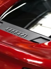 Capristo Exhaust Matte Carbon Rear Engine Air Guide Ferrari 488 GTB 2015-2020                                     - 03FE08710004LM - Image 3