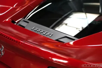 Capristo Exhaust Matte Carbon Rear Engine Air Guide Ferrari 488 GTB 2015-2020 - 03FE08710004LM