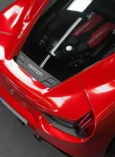 Capristo Exhaust Matte Carbon Rear Engine Air Guide Ferrari 488 GTB 2015-2020                                     - 03FE08710004LM - Image 4