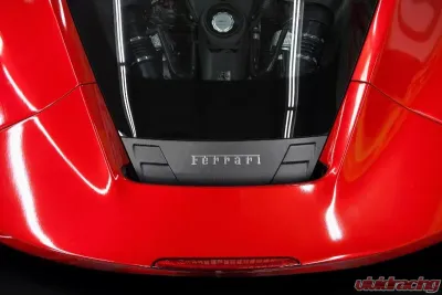 Capristo Exhaust Matte Carbon Rear Engine Air Guide Ferrari 488 GTB 2015-2020 - 03FE08710004LM