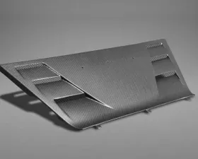 Capristo Exhaust Matte Carbon Rear Engine Air Guide Ferrari 488 GTB 2015-2020