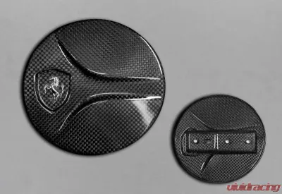 Capristo Exhaust Matte Carbon Gas Cap Ferrari 488 GTB | GTS 2015-2020 - 03FE08710005LM