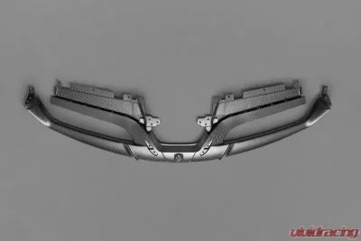 Capristo Exhaust Matte Carbon Front Spoiler Ferrari 488 GTB | GTS 2015-2020 - 03FE08710007LM