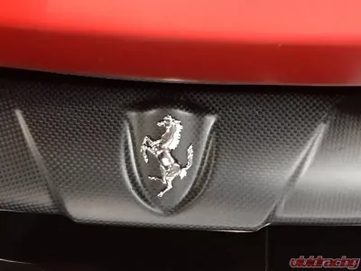 Capristo Exhaust Matte Carbon Front Spoiler Ferrari 488 GTB | GTS 2015-2020 - 03FE08710007LM