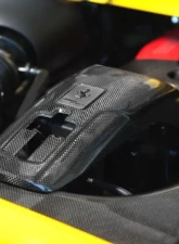 Ferrari Carbon Fiber Airbox and Lock Cover Set for 488 GTB/GTS 2015-2020, Matte Finish                                     - 03FE08710020LM - Image 8