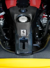 Ferrari Carbon Fiber Airbox and Lock Cover Set for 488 GTB/GTS 2015-2020, Matte Finish                                     - 03FE08710020LM - Image 10