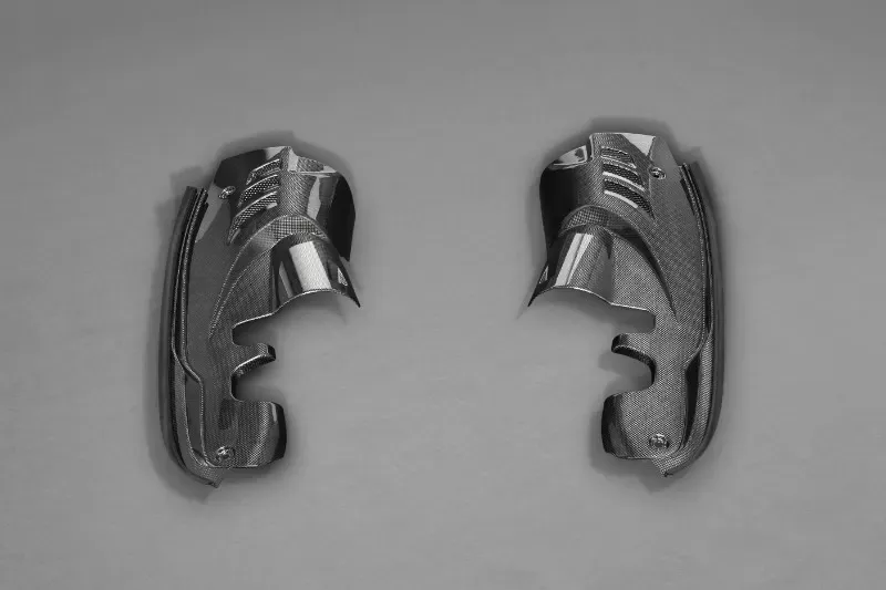 Capristo Exhaust Matte Compartment Side Covers Ferrari 488 GTB | GTS 2015-2020 - 03FE08710026LM