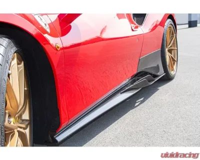 Capristo Exhaust Side Skirts Ferrari 488 Pista | GTB | GTS 2019-2021 - 03FE08710045LG
