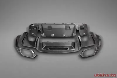 Capristo Exhaust Carbon Fiber Rear Diffusor Mercedes AMG GT | AMG GT S 2015-2021 - 03MB08910001KG