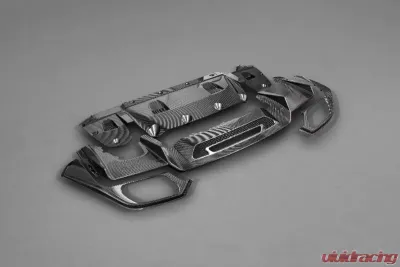 Capristo Exhaust Carbon Fiber Rear Diffusor Mercedes AMG GT | AMG GT S 2015-2021 - 03MB08910001KG