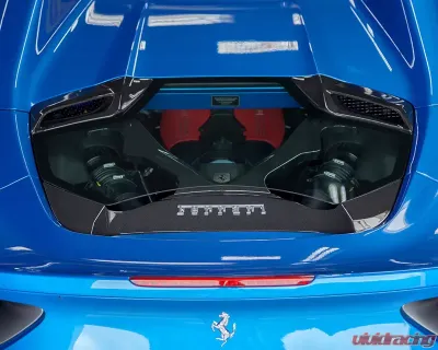 Capristo Glossy Carbon Engine Bonnet Ferrari 488 GTS Spider 2016-2020 - 03FE08710013LG