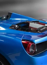 Capristo Glossy Carbon Engine Bonnet Ferrari 488 GTS Spider 2016-2020                                     - 03FE08710013LG - Image 3