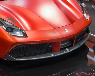 Capristo Carbon Front Spoiler Gloss Finish Ferrari 488 GTB | GTS 2015-2020 - 03FE08710007LG