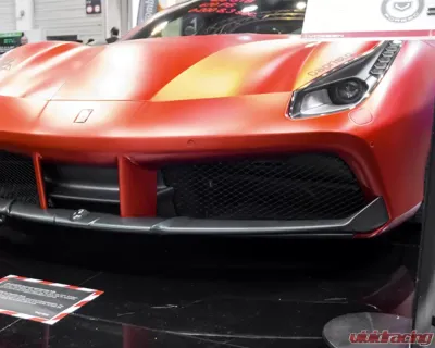 Capristo Carbon Front Spoiler Gloss Finish Ferrari 488 GTB | GTS 2015-2020 - 03FE08710007LG
