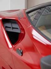 Capristo Gloss Finished Carbon Side Air Intake Panels Ferrari 488 GTB 2015-2020                                     - 03FE08710010LG - Image 3