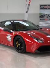 Capristo Gloss Finished Carbon Side Air Intake Panels Ferrari 488 GTB 2015-2020                                     - 03FE08710010LG - Image 3