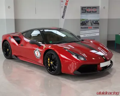 Capristo Gloss Finished Carbon Side Air Intake Panels Ferrari 488 GTB 2015-2020 - 03FE08710010LG