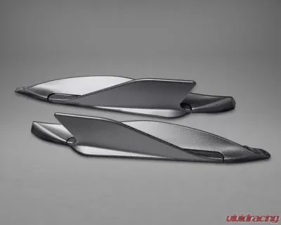 Capristo Carbon Side Fins Gloss Finish Ferrari 488 GTB 2015-2020 - 03FE08710002LG