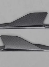 Capristo Carbon Side Fins Gloss Finish Ferrari 488 GTB 2015-2020                                     - 03FE08710002LG - Image 2