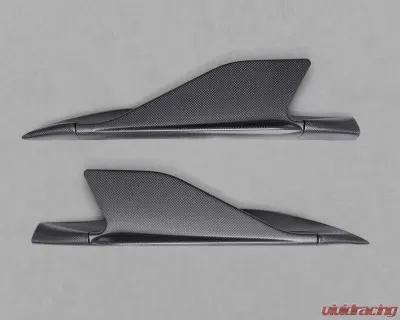 Capristo Carbon Side Fins Gloss Finish Ferrari 488 GTB 2015-2020 - 03FE08710002LG